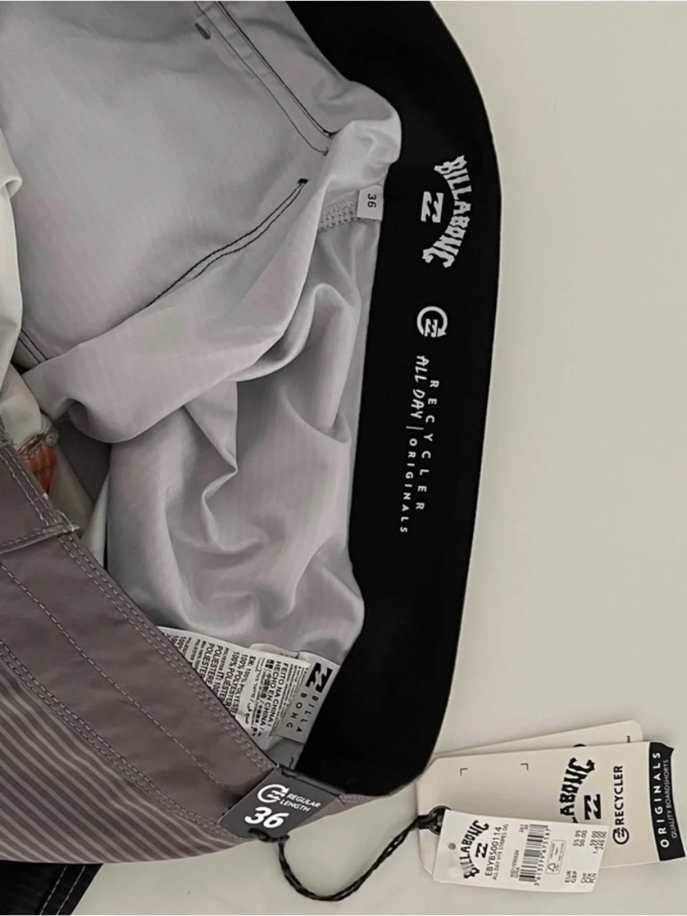 Billabong Gray & Black Men's Board Shorts